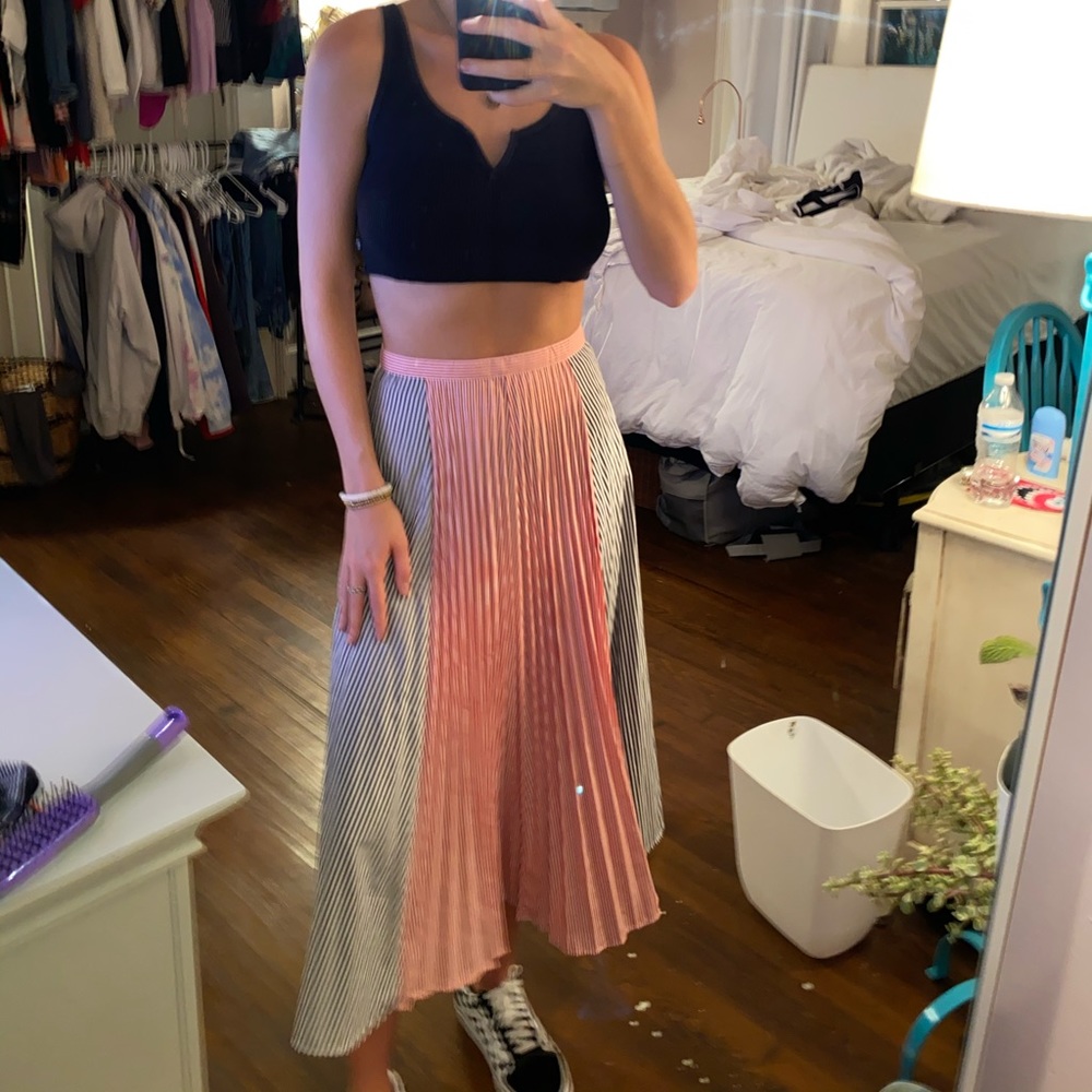 french connection long skirt